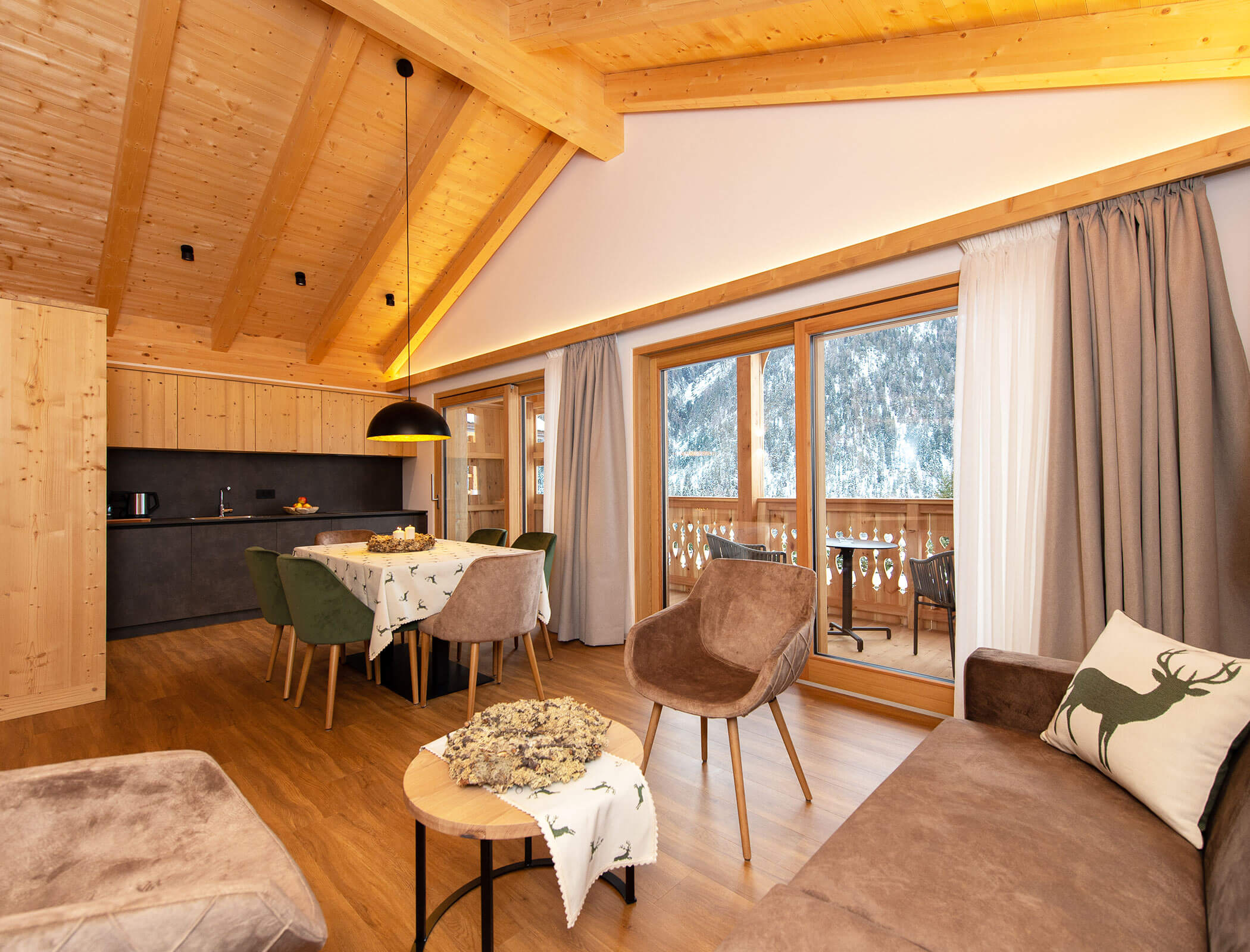 Apartment 4 - Wohnküche